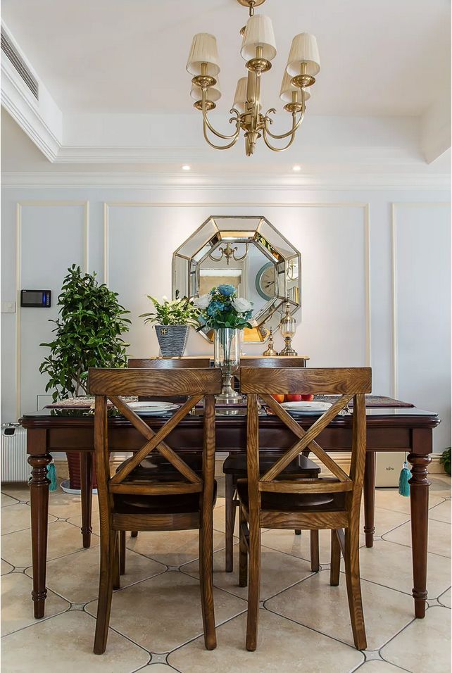 [裝修案例]128平米三居室美式裝修風格，舒適的居家生活