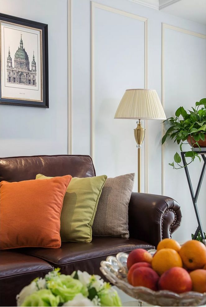 [裝修案例]128平米三居室美式裝修風格，舒適的居家生活