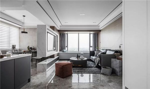 客廳隔斷常見的幾種方法，附客廳隔斷效果圖