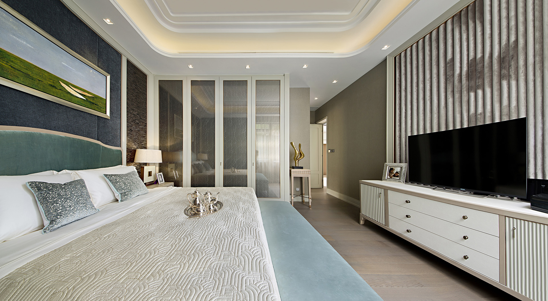 龍湖九里晴川-現(xiàn)代簡約-臥室設(shè)計(jì)效果圖