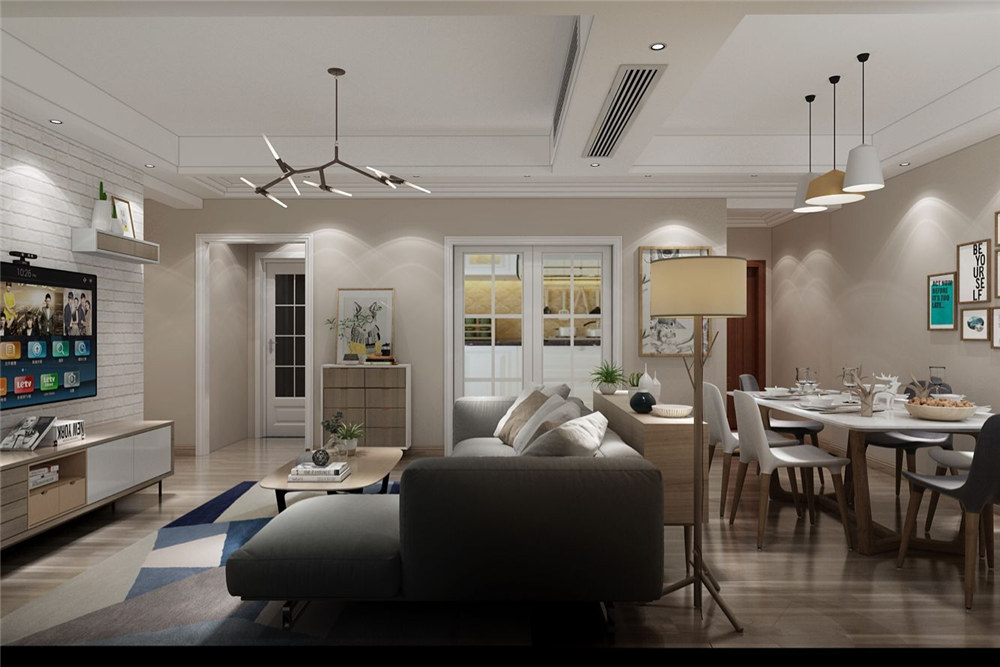 龍湖九里晴川-現(xiàn)代簡約-臥室設計效果圖