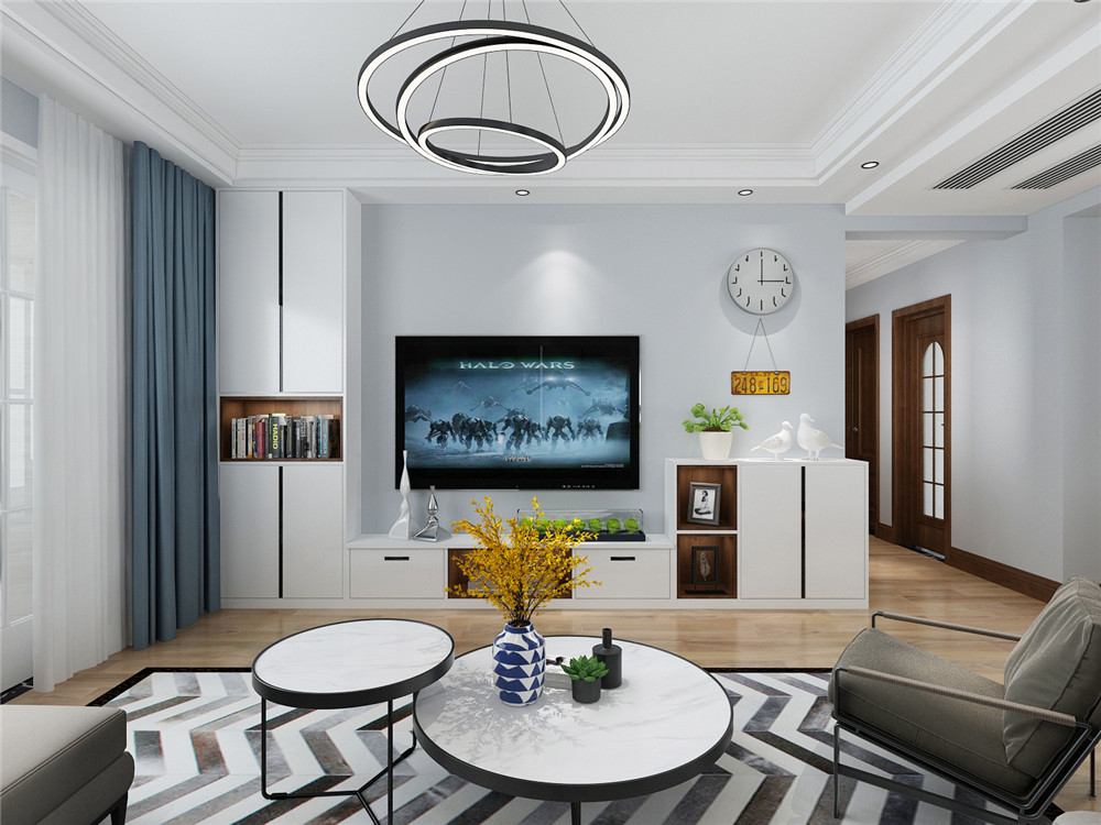 龍湖九里晴川-現(xiàn)代簡約-臥室設(shè)計效果圖